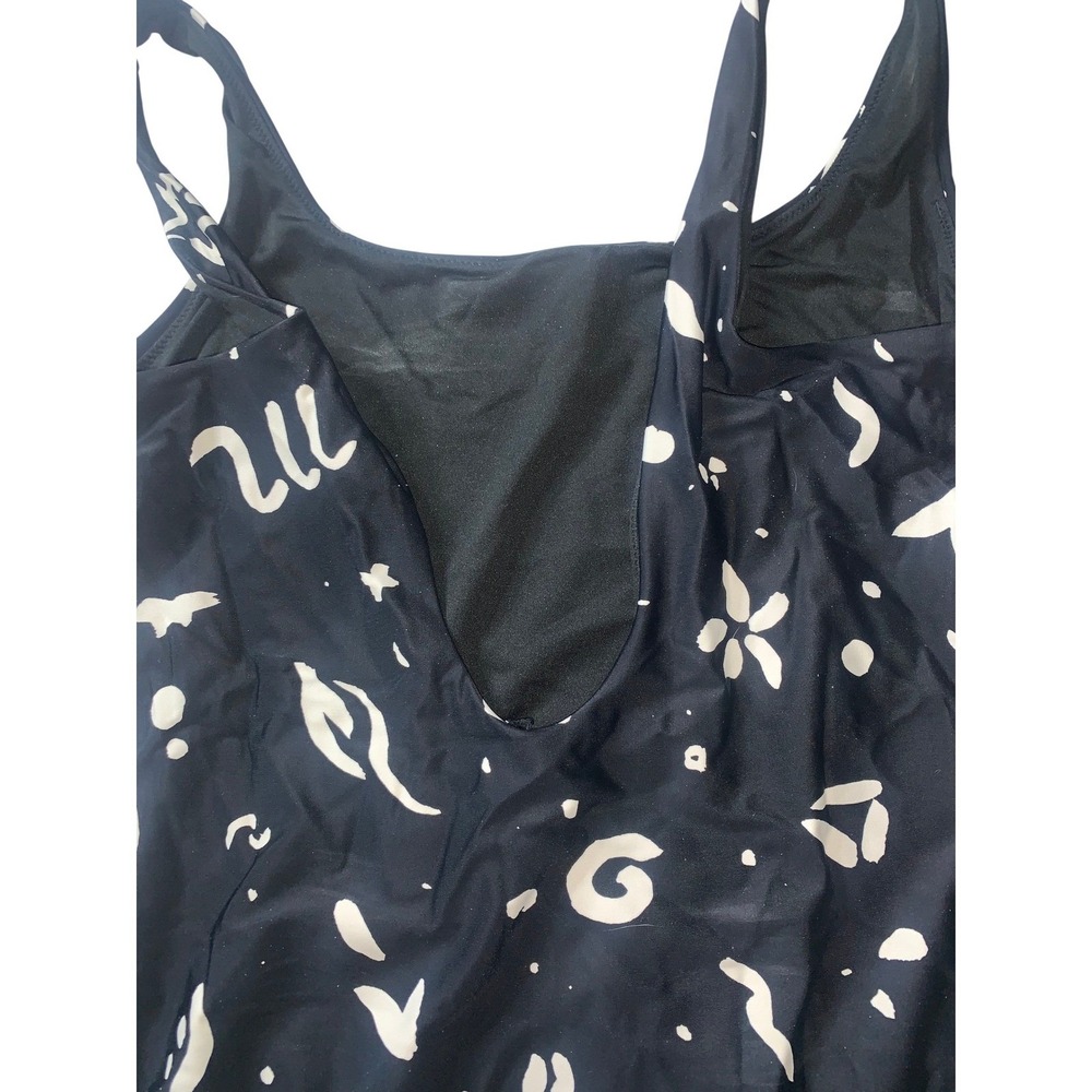 Madewell Second Wave One Piece Swimsuit Abstract Doodle Medium NP235 Womens - Picture 7 of 13